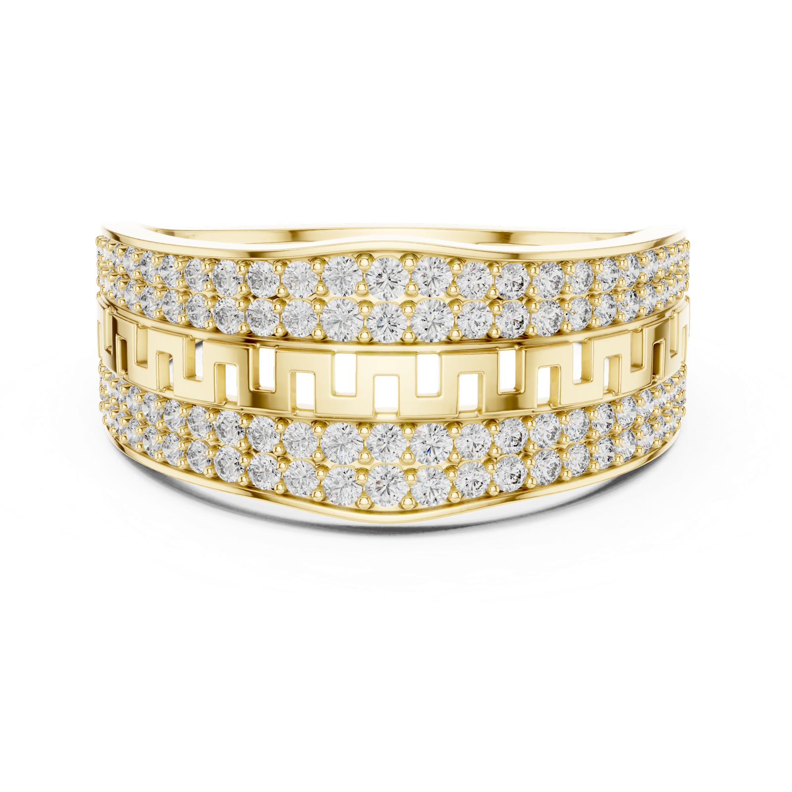 Gold Ring LR-01 (16), Yellow Gold, view 4