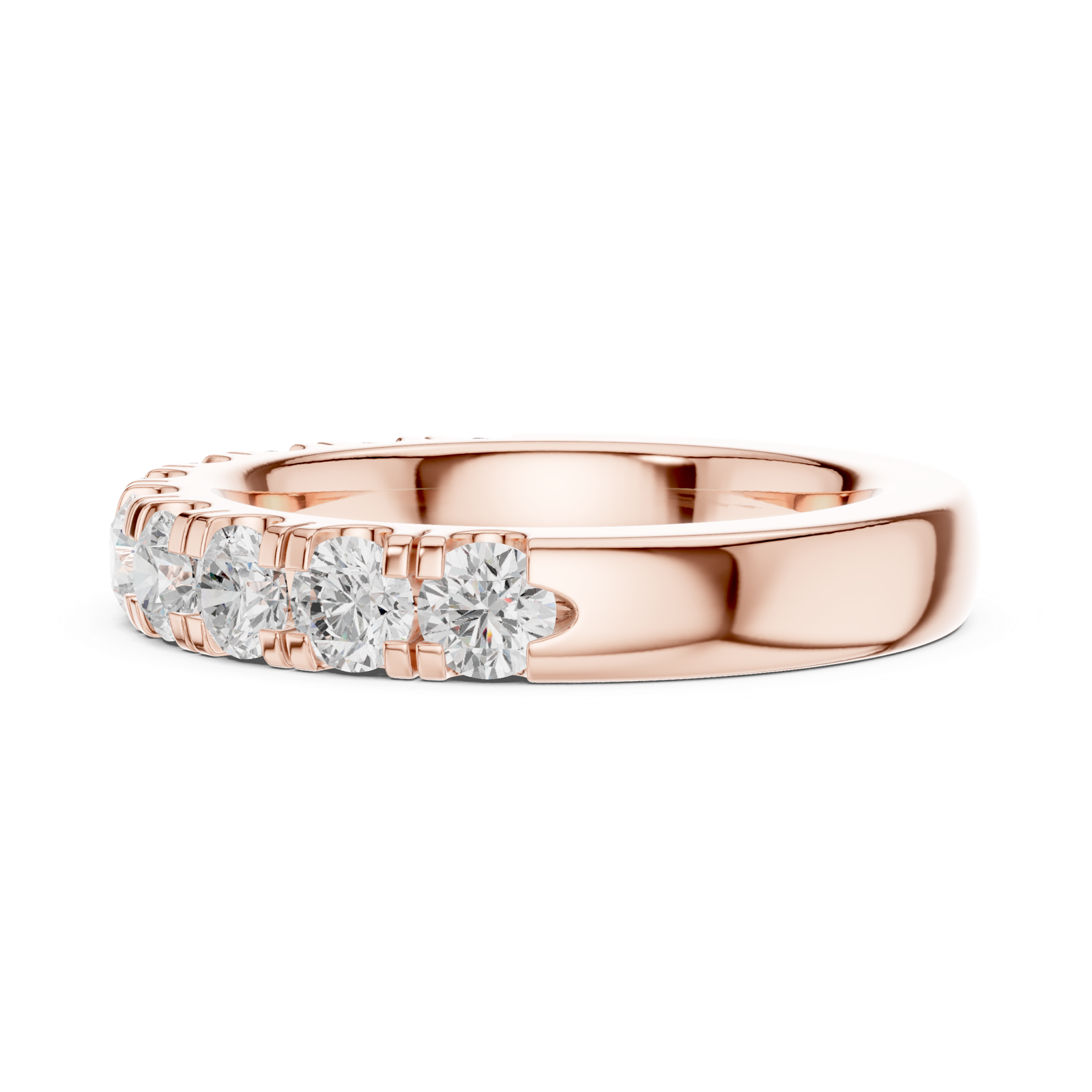 Gold Ring DDLR-599, Rose Gold, view 3