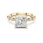 Gold Ring DDLR-1007, Yellow Gold, view 4