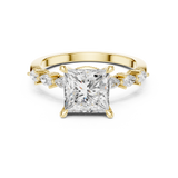 Gold Ring DDLR-1007, Yellow Gold, view 4