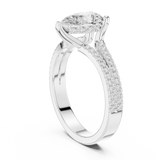 Gold Ring DDLR-1087-Z, White Gold, view 1