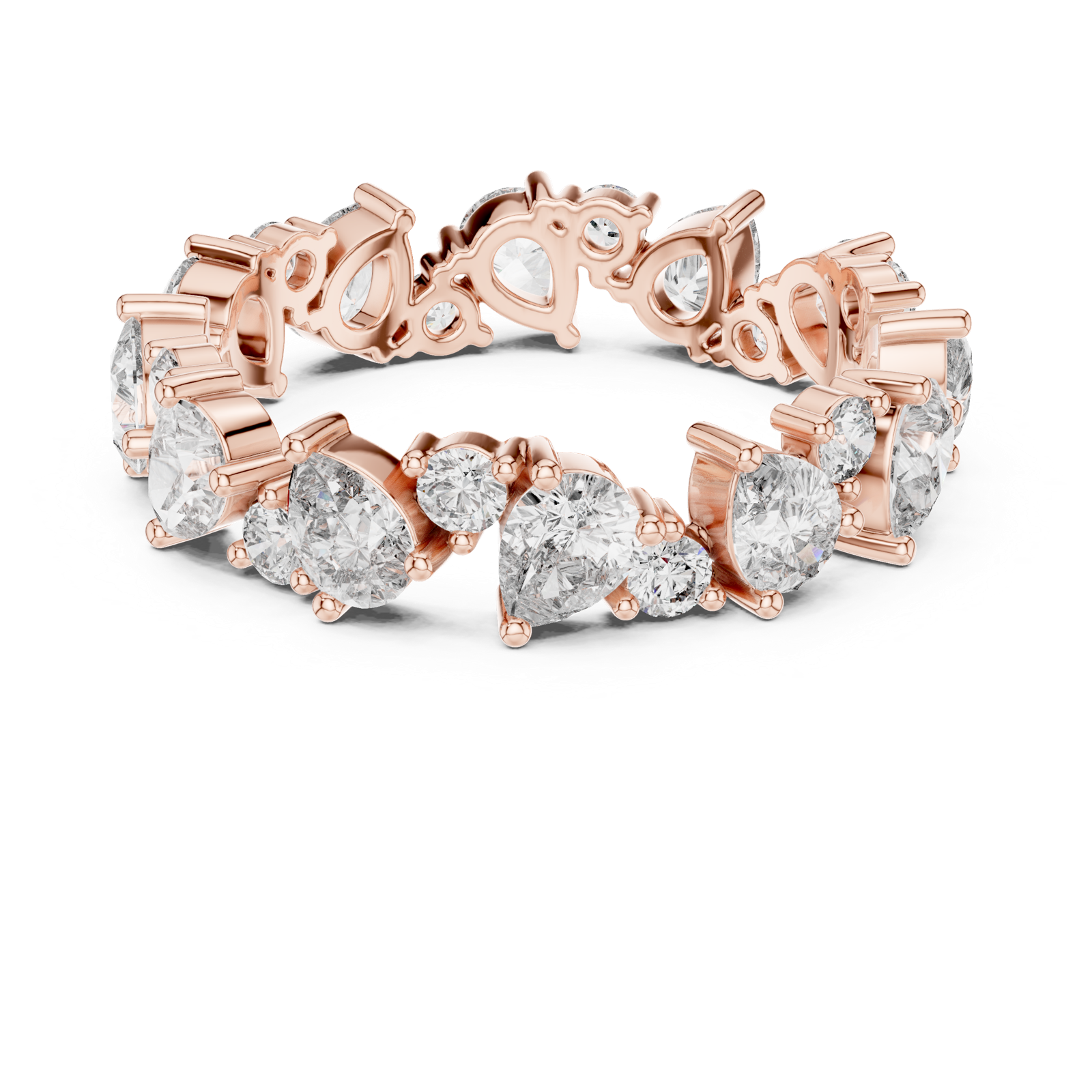 Gold Ring DDLR-227, Rose Gold