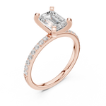 Gold Ring DDLR-886, Rose Gold, view 2