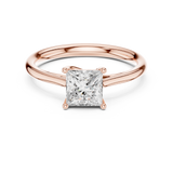 Gold Ring DDLR-800, Rose Gold, view 4