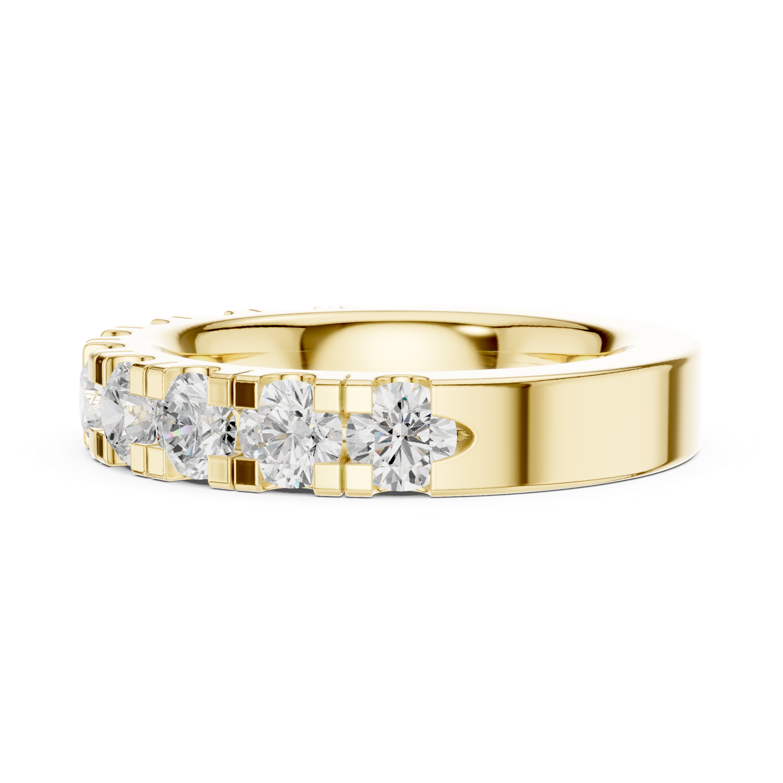 Gold Ring DDLR-601, Yellow Gold, view 3