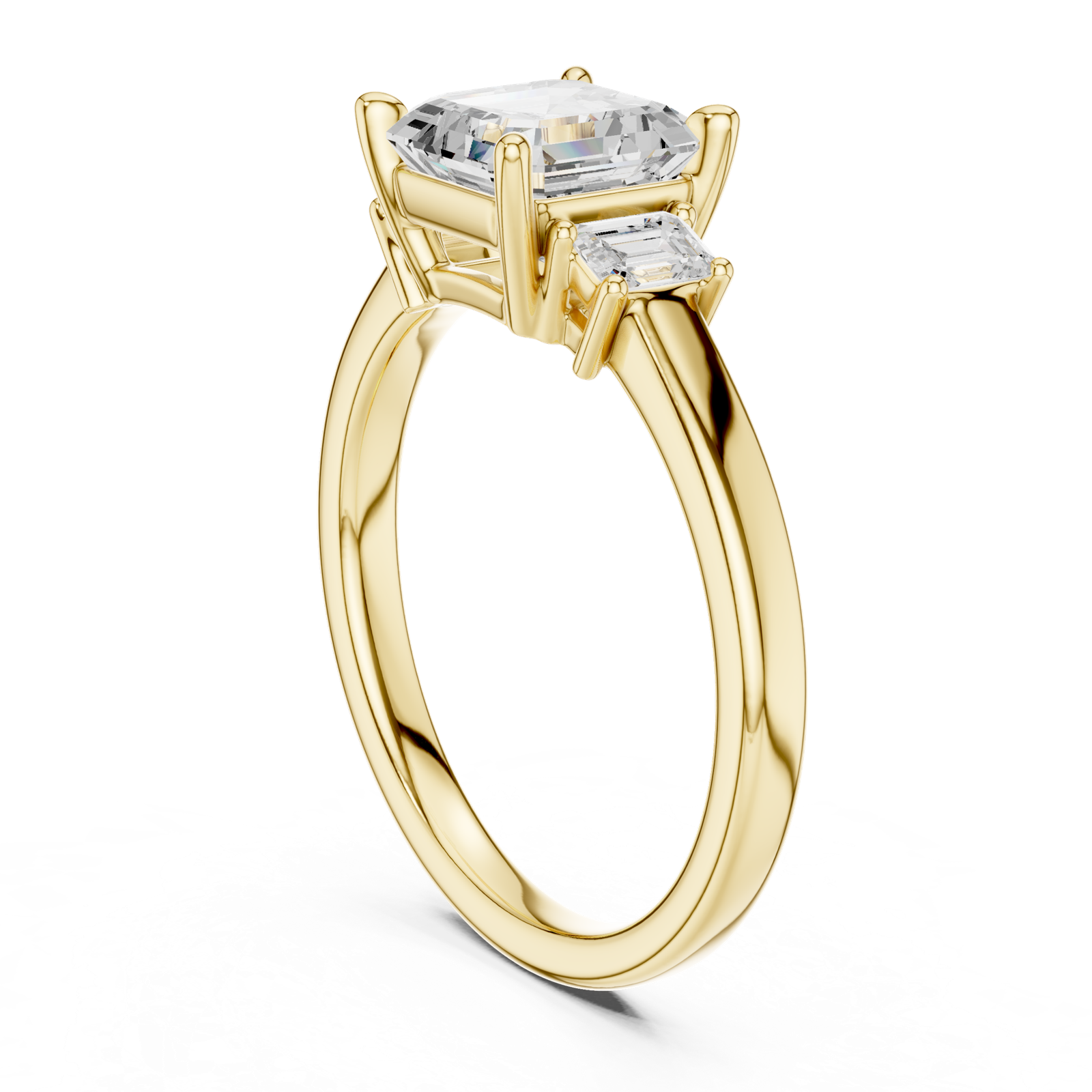 Gold Ring DDLR-867, Yellow Gold, view 1