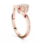 Gold Ring 00001L (50), Rose Gold, view 1