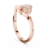 Gold Ring 00001L (50), Rose Gold, view 1