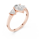 Gold Ring DDLR-1093, Rose Gold, view 2