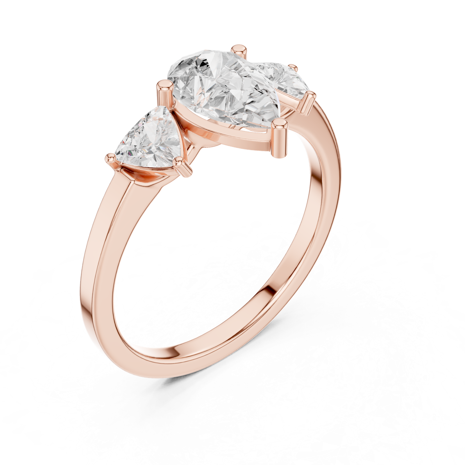Gold Ring DDLR-1093, Rose Gold, view 2