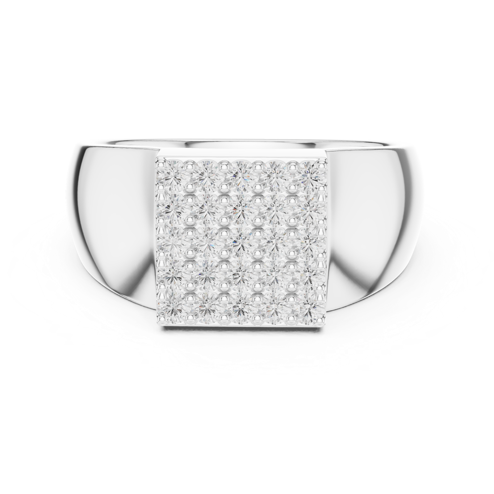 Gold Ring SBMR(18), White Gold