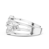 Gold Ring DDLR-464, White Gold, view 3