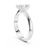 Gold Jewelry L36-8, Marquise center stone, White Gold, view 1