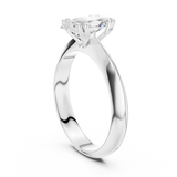 Gold Jewelry L36-8, Marquise center stone, White Gold, view 1