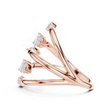 Gold Ring SBWR(28), Rose Gold, view 3