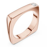 Gold Ring SBMR(26), Rose Gold, view 2