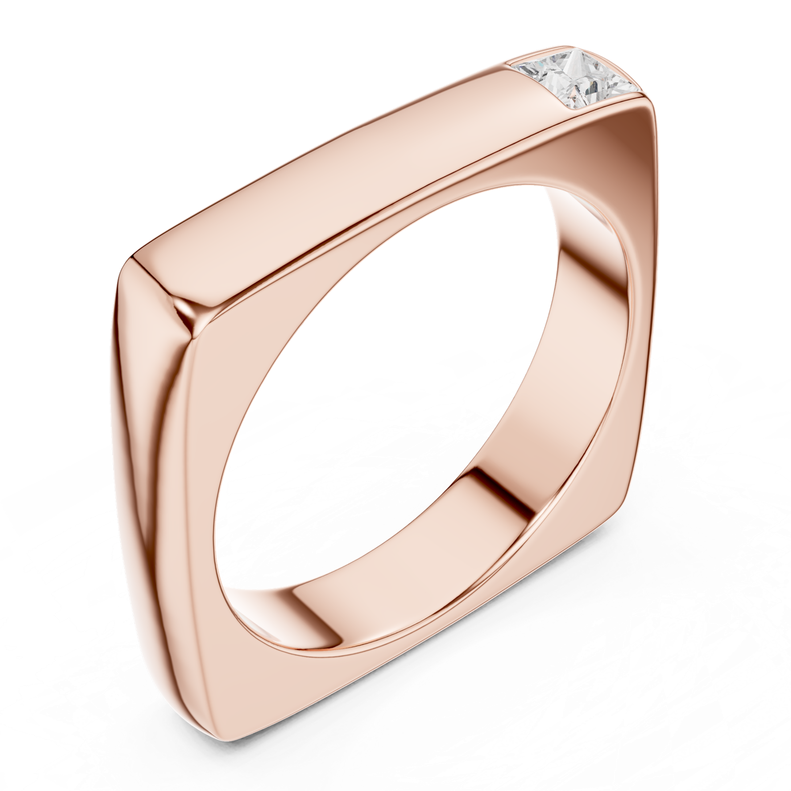 Gold Ring SBMR(26), Rose Gold, view 2