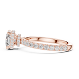 Gold Ring DDLR-873, Rose Gold, view 3