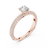 Gold Ring LR-0288, Rose Gold, view 2