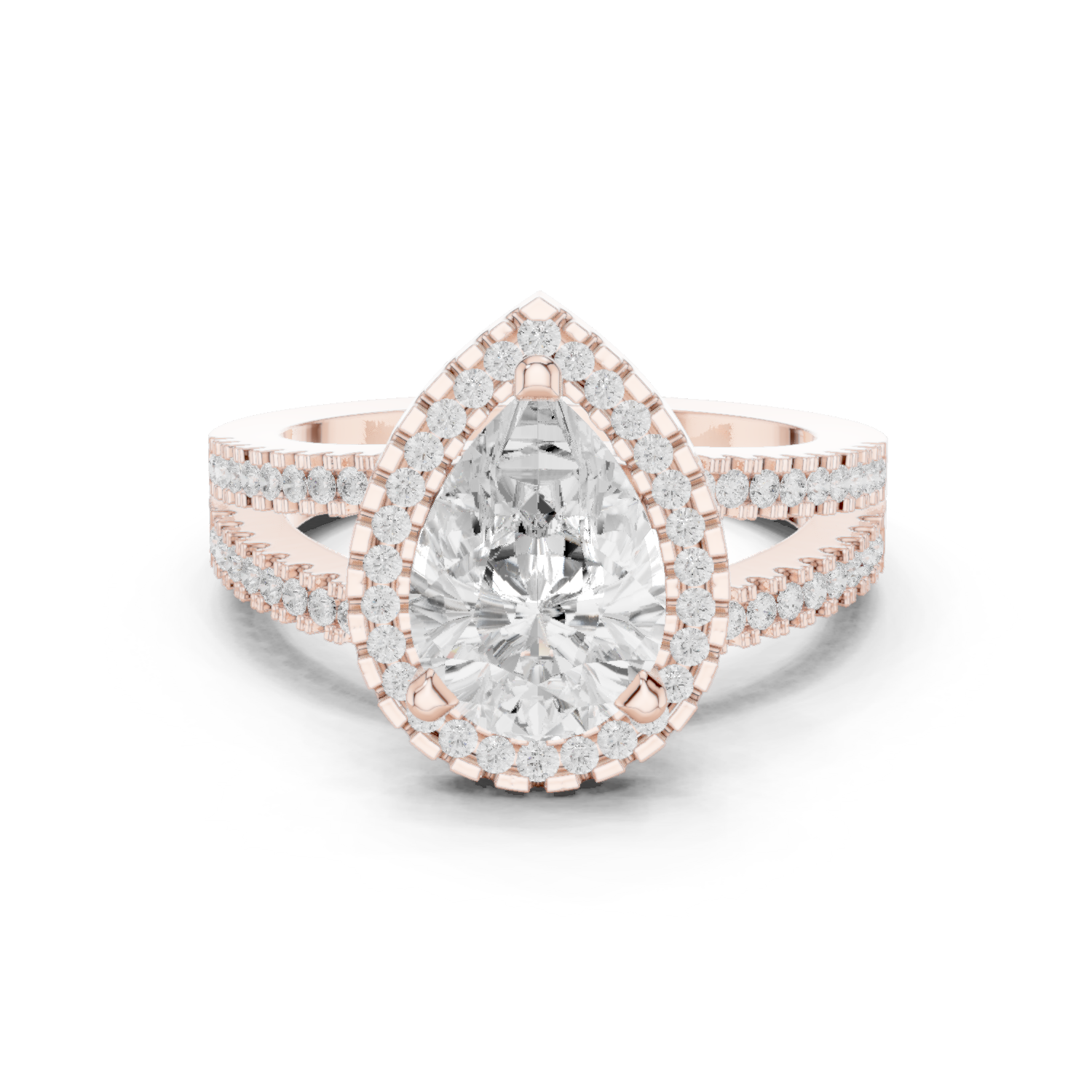 Gold Ring DDLR-350, Rose Gold