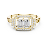 Gold Ring DDLR-534, Yellow Gold, view 4