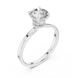 Gold Ring LR-0015, White Gold, view 2