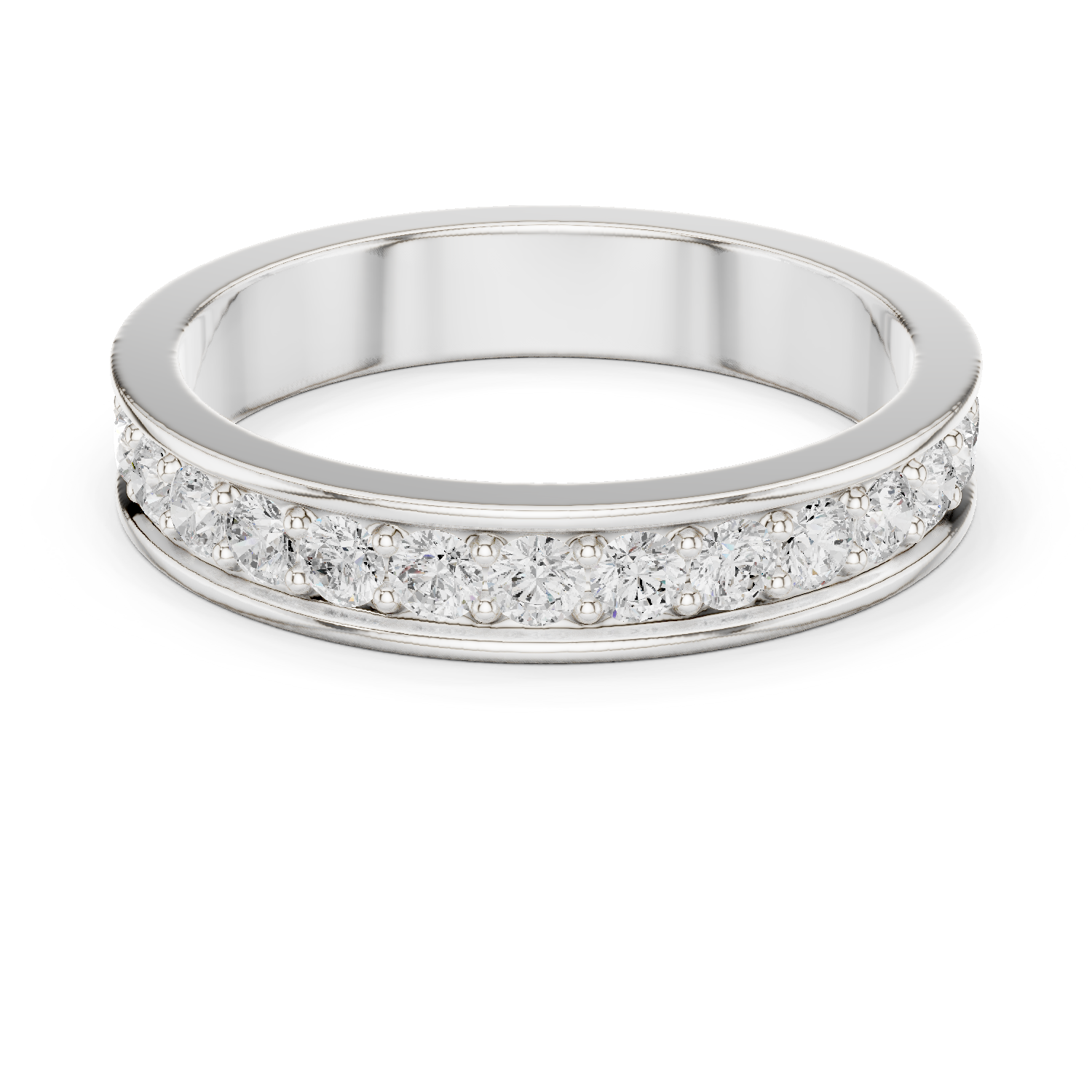 Gold Ring DDLR-1118, White Gold