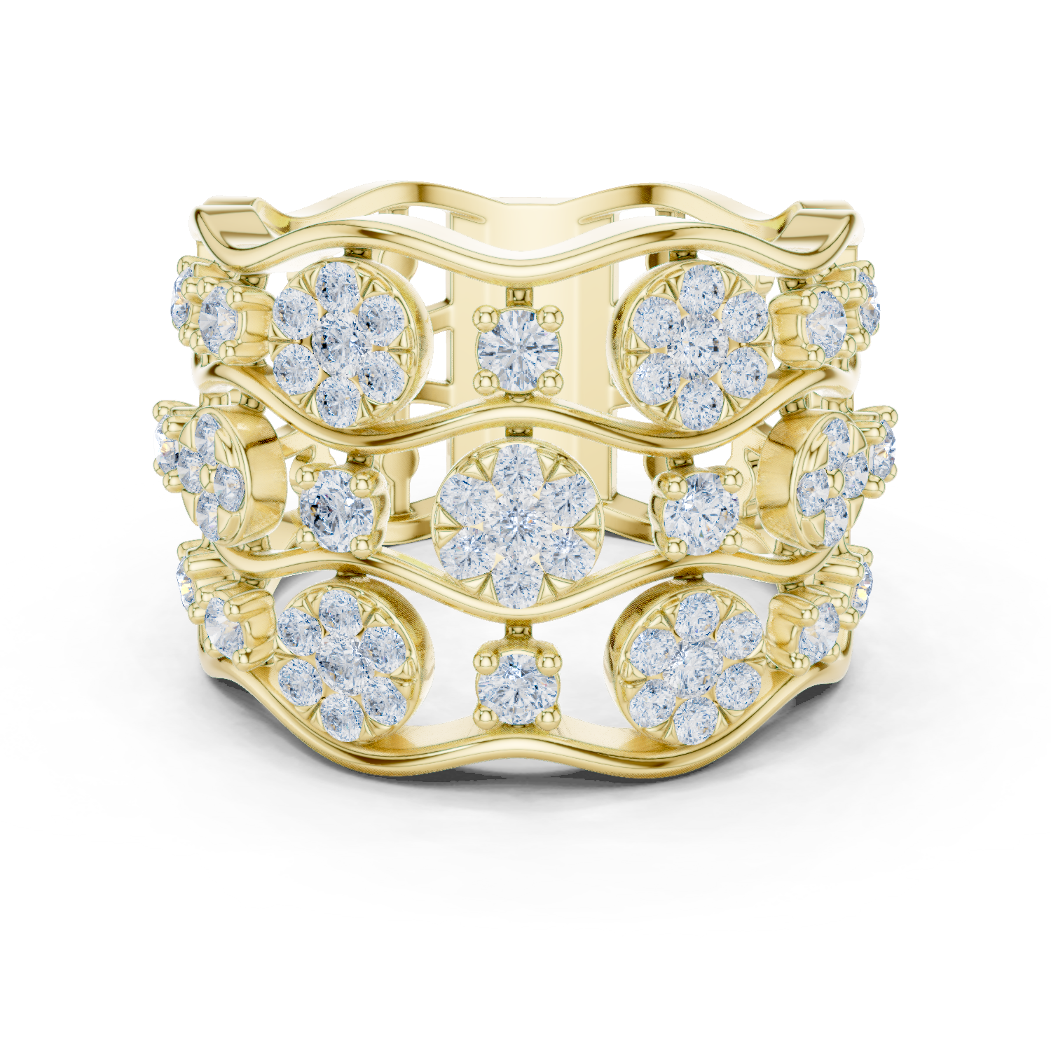 Gold Ring DDLR-813, Yellow Gold