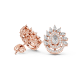 Gold Earrings AGDER-298, Rose Gold