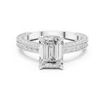 Gold Ring DDLR-978, White Gold, view 4