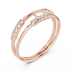 Gold Ring 1 (202), Rose Gold, view 2