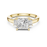 Gold Ring DDLR-871, Yellow Gold, view 4