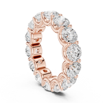 Gold Ring DDLR-662, Rose Gold, view 1