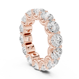 Gold Ring DDLR-662, Rose Gold, view 1