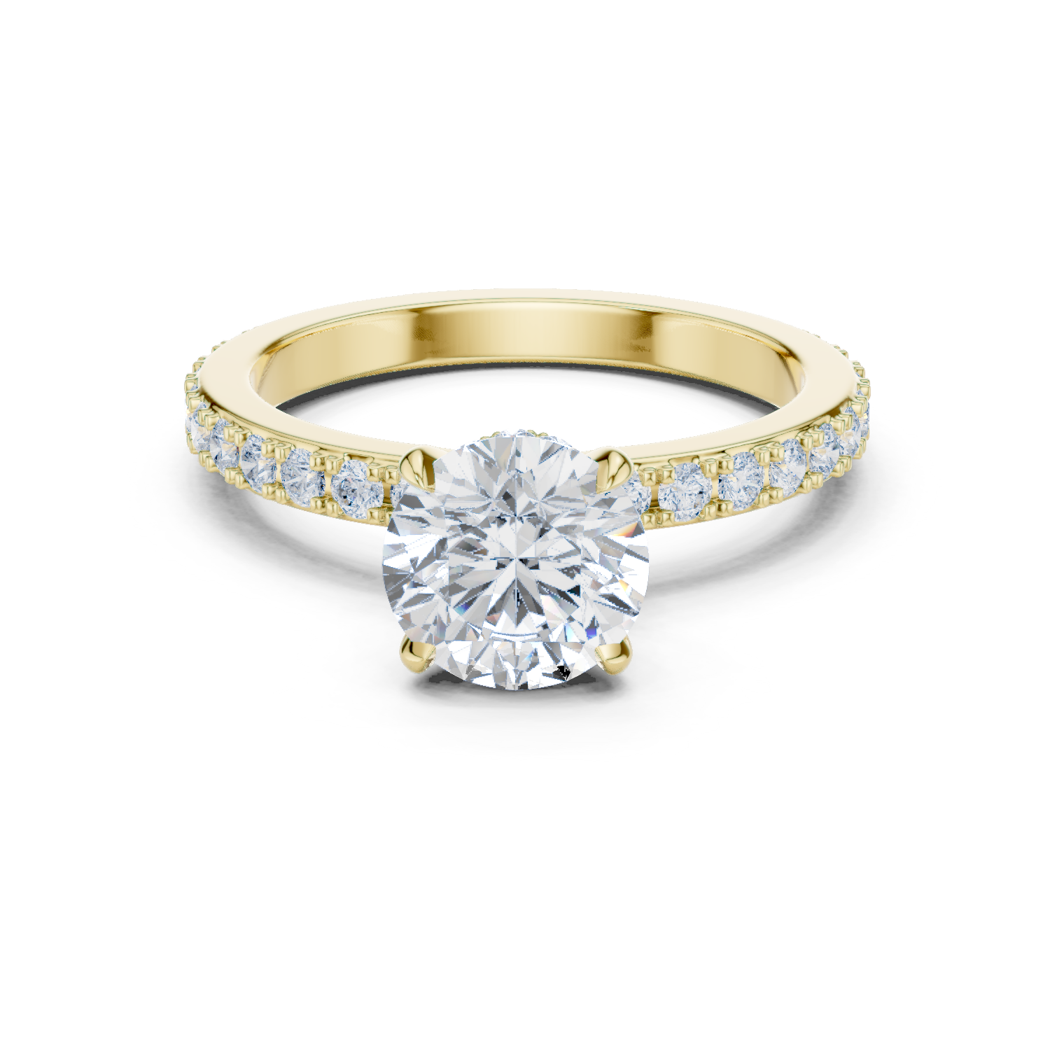 Gold Ring DDLR-787, Yellow Gold