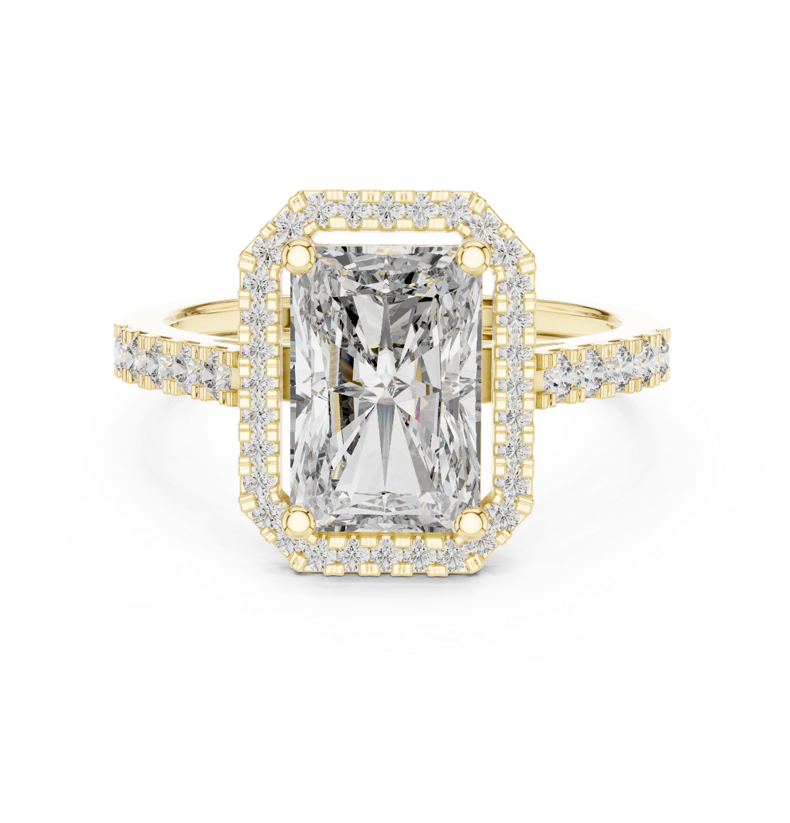 Gold Ring FDF, Yellow Gold, view 4