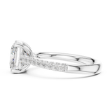 Gold Ring DDLR-728, White Gold, view 3