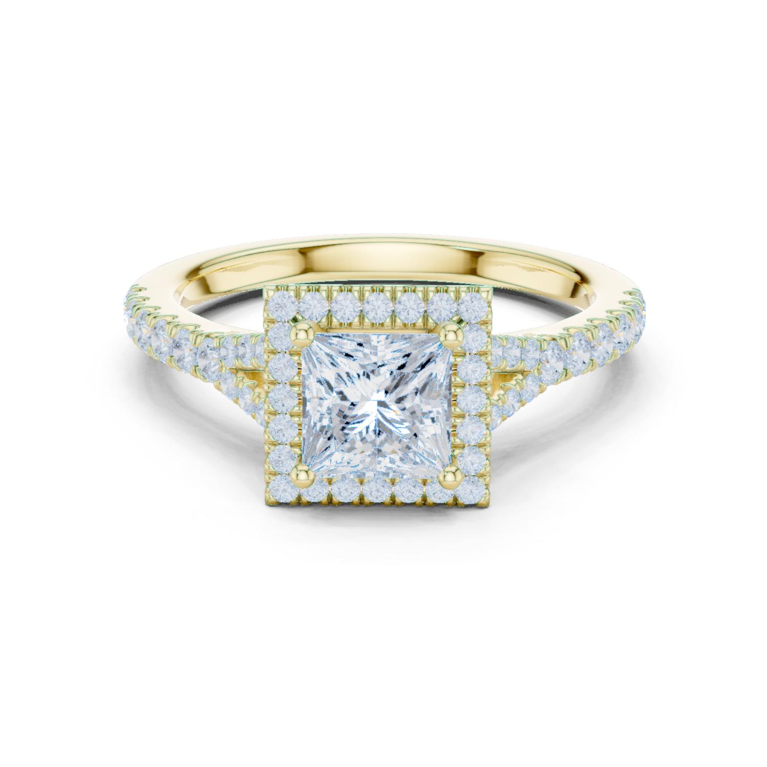 Gold Ring DDLR-912, Yellow Gold