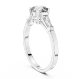 Gold Ring 00001L (16), White Gold, view 1