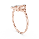 Gold Ring 12-10034@L, Rose Gold, view 1
