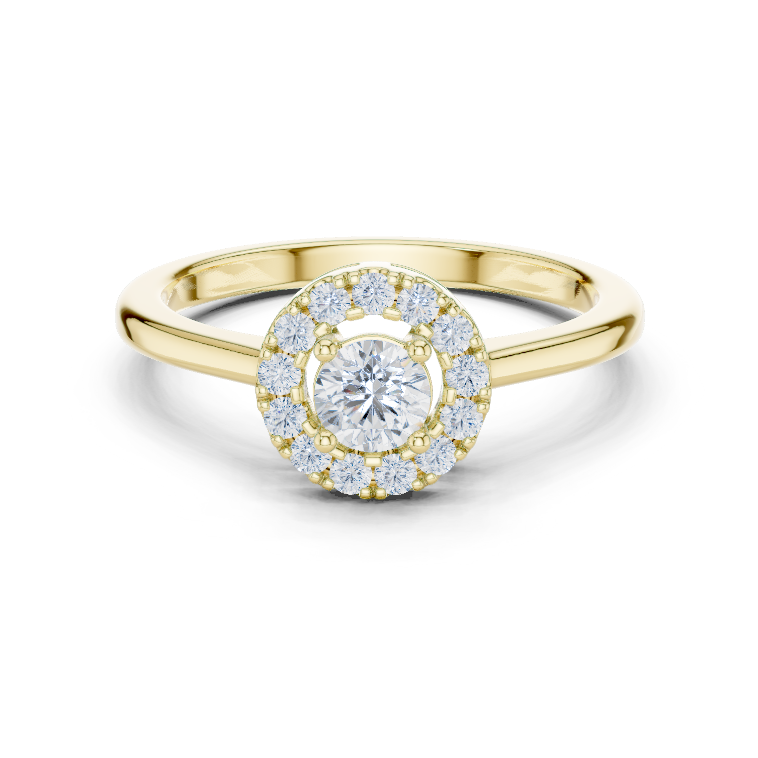 Gold Ring DDLR-833, Yellow Gold