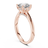 Gold Ring DDLR-854, Rose Gold, view 1