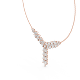 Gold Pendant GNK-0005, Rose Gold, view 2