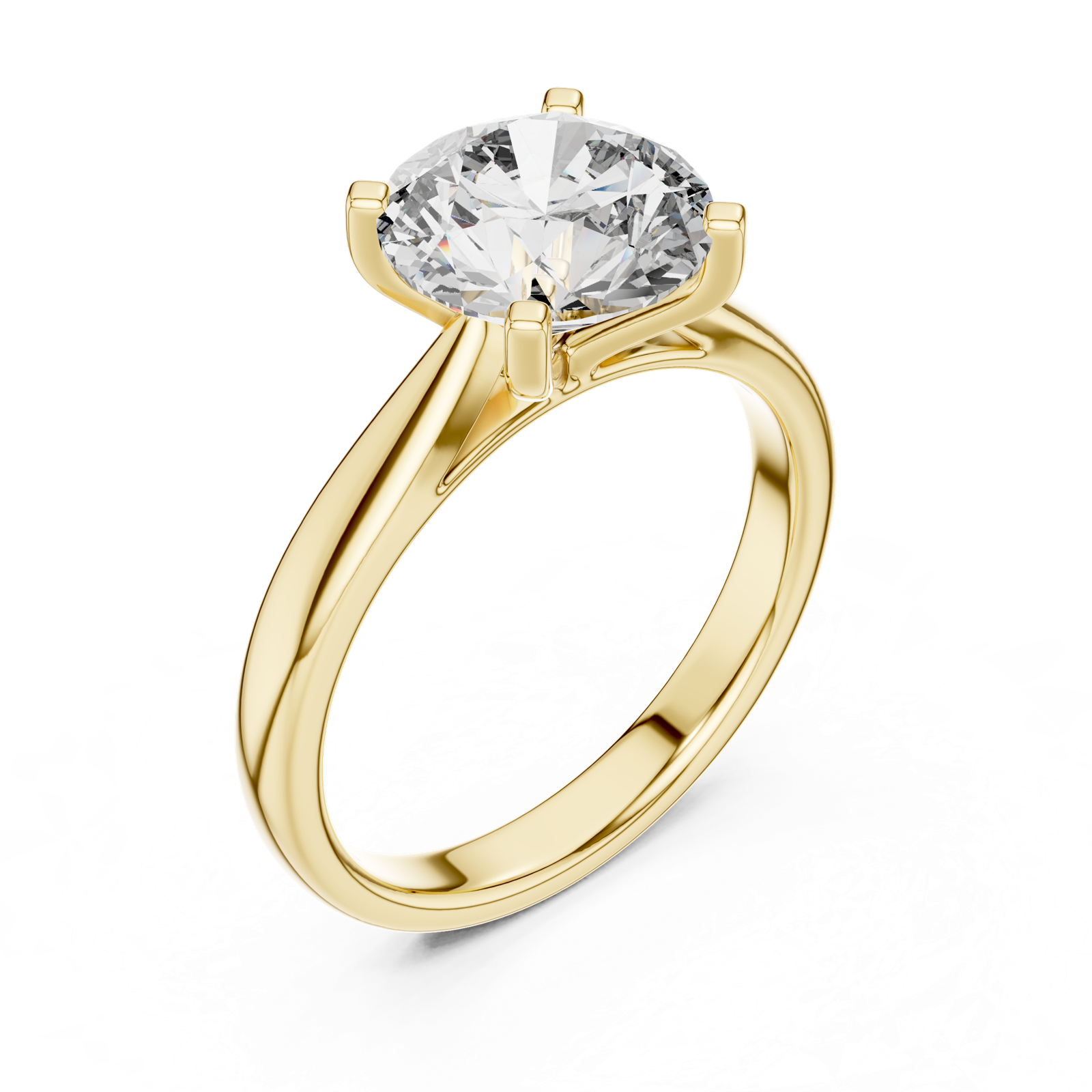 Gold Ring DDLR-068, Yellow Gold, view 2