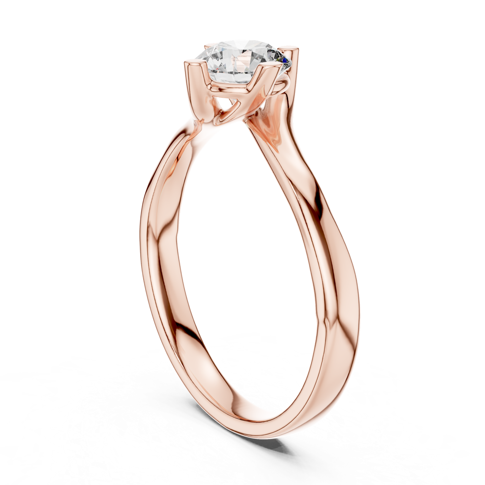 Gold Ring L03-1211, Rose Gold