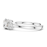 Gold Ring DDLR-638, White Gold, view 3