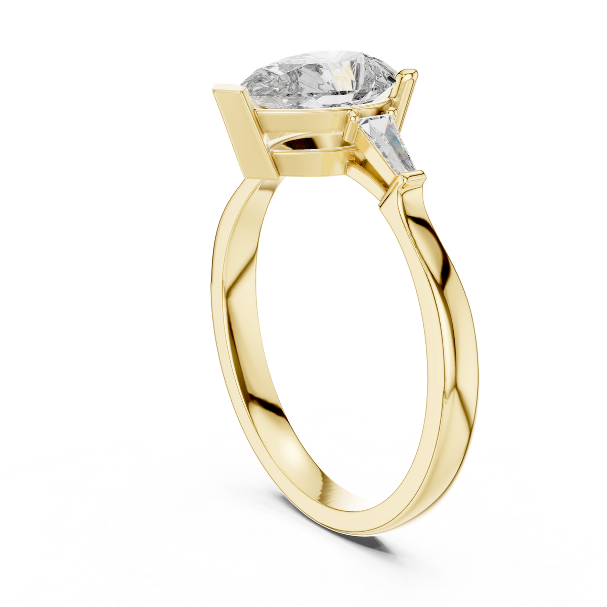 Gold Ring 00001L (33), Yellow Gold, view 1