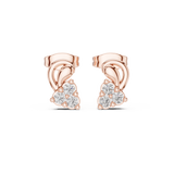 Gold Earrings 9-10018E, Rose Gold