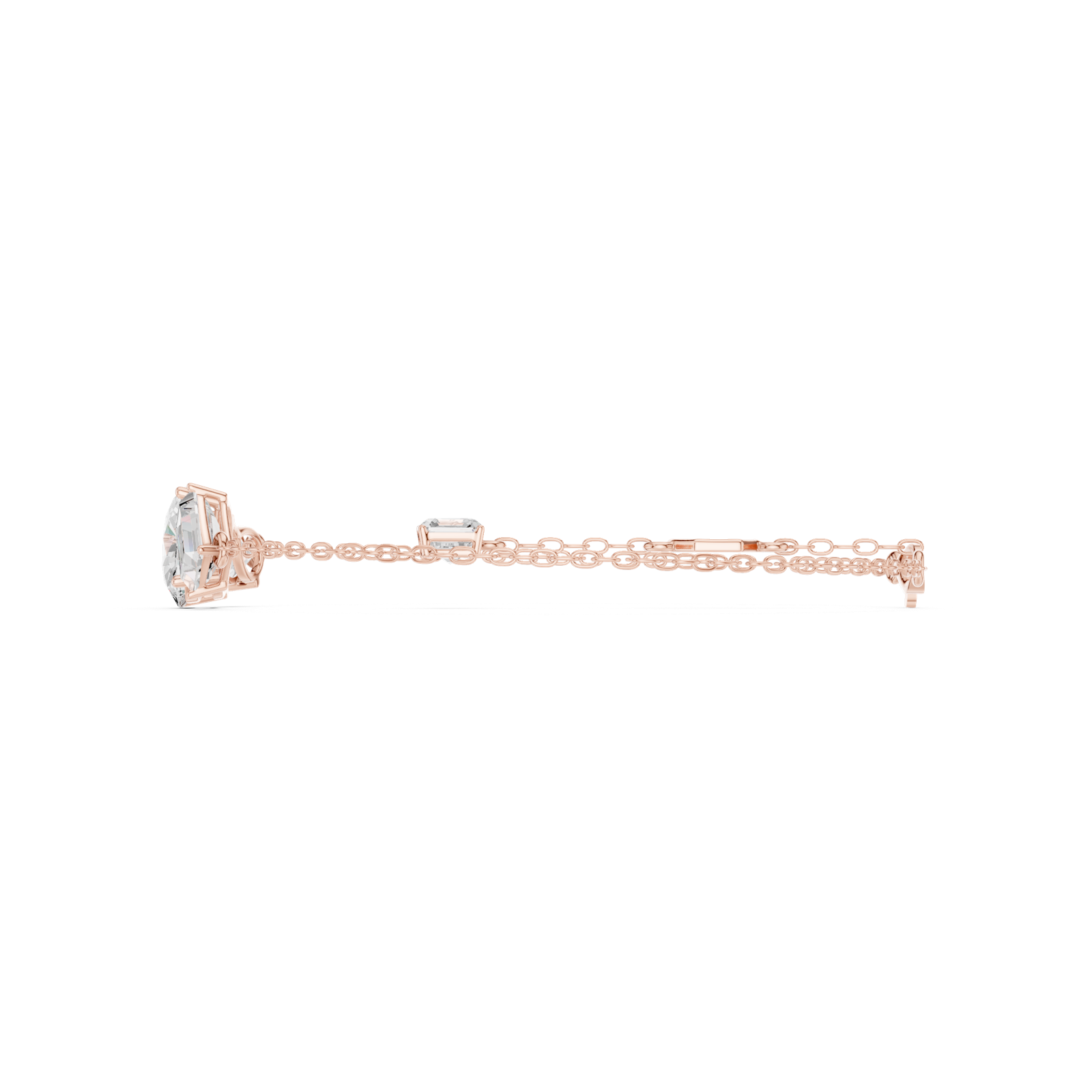 Gold Bracelet SBWB (26), Rose Gold, view 3