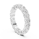 Gold Ring DDLR-691, White Gold, view 1